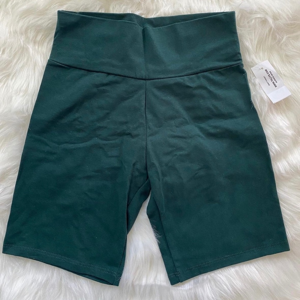 Dark Green Bike Shorts